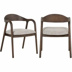 Richmond Interiors Eetkamerstoel Mihara mocca fancy