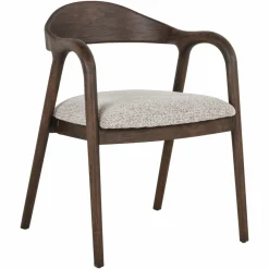 Richmond Interiors Eetkamerstoel Mihara mocca fancy