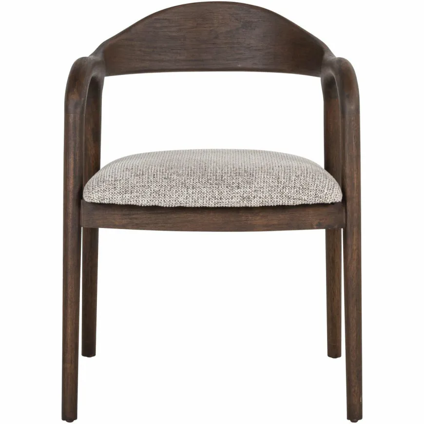 Richmond Interiors Eetkamerstoel Mihara mocca fancy