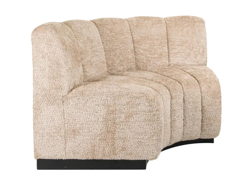 Richmond Interiors Eetkamerbank corner Hillpark lovely beige 170 cm