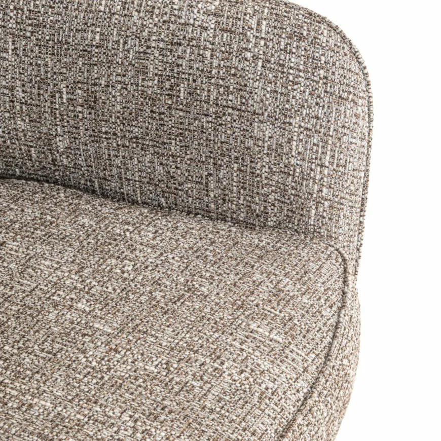 Richmond Interiors Eetkamerstoel Ginerva earth tweed swivel