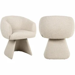 Richmond Interiors Eetkamerstoel Quiriro biscotti swivel
