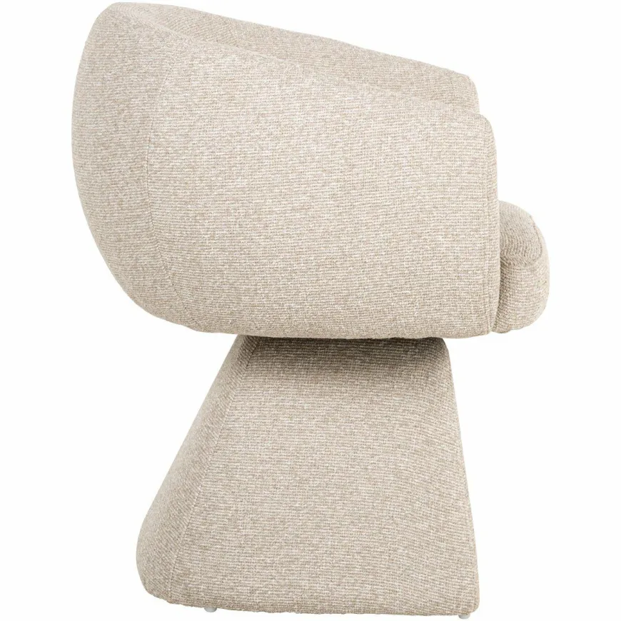 Richmond Interiors Eetkamerstoel Quiriro biscotti swivel