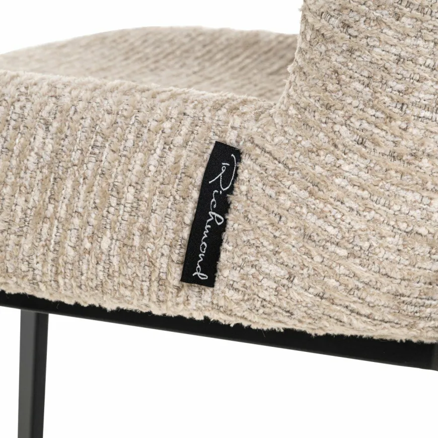 Richmond Interiors Eetkamerstoel Sergio natural linear