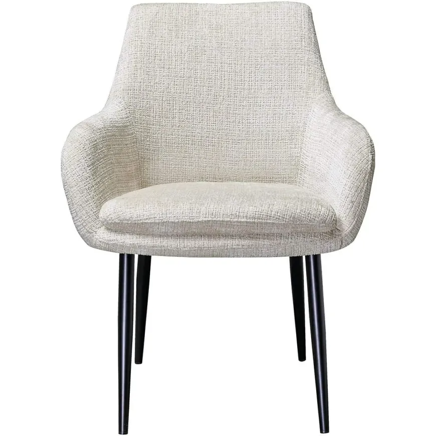 Richmond Interiors Eetkamerstoel Chrissy chenille Niagara 902 beige