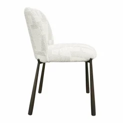 Richmond Interiors Eetkamerstoelen Lana set van 2 Beige graffic