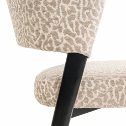 Richmond Interiors Eetkamerstoel Zeno beige leopard