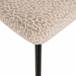 Richmond Interiors Eetkamerstoel Zeno beige leopard