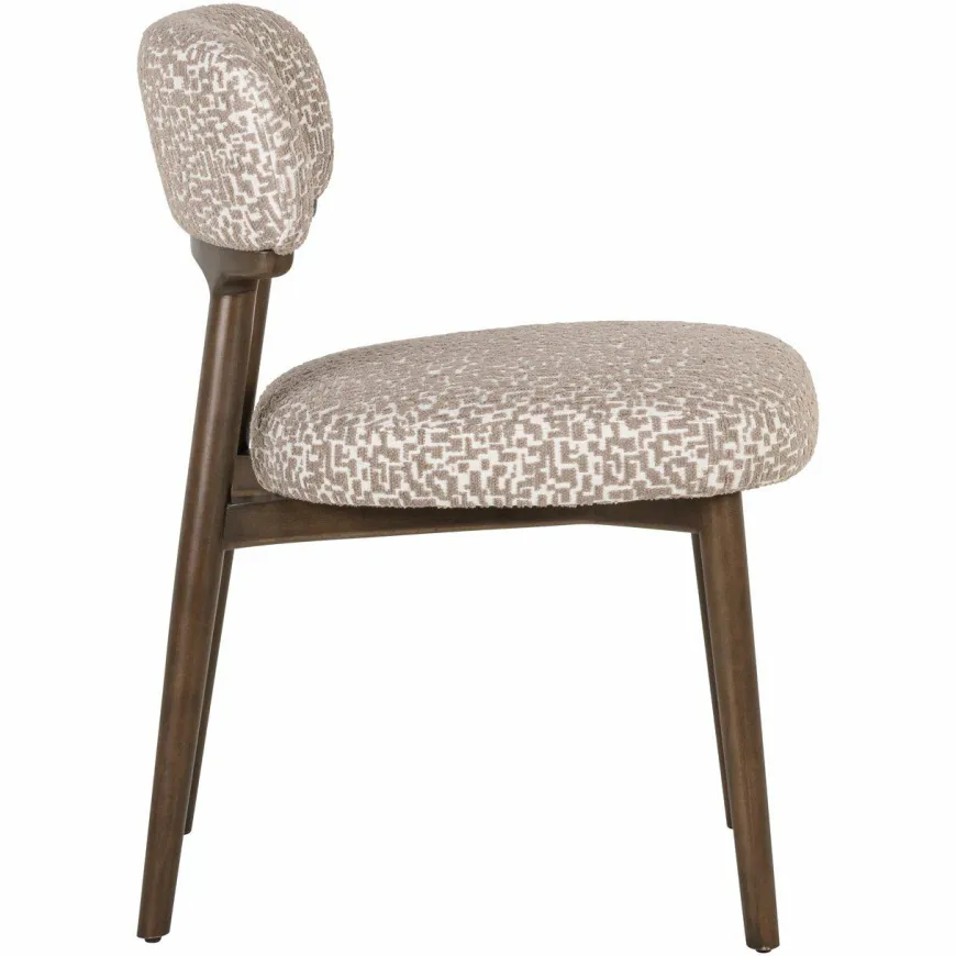 Richmond Interiors Eetkamerstoel Basker natural geo (Set of 2)