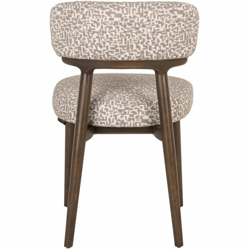 Richmond Interiors Eetkamerstoel Basker natural geo (Set of 2)