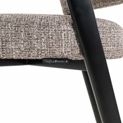 Richmond Interiors Eetkamerstoel Zeno earth tweed