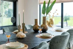 Richmond Interiors Eettafel Hayley 230 (Dark coffee)