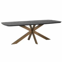 Richmond Interiors Eettafel Hayley 230 (Dark coffee)