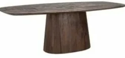 Richmond Interiors Eettafel Alix Deens ovaal 230 donkerbruin