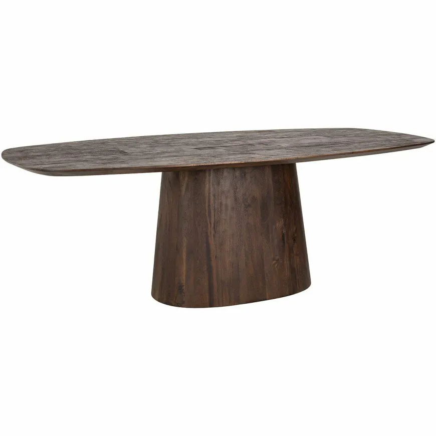 Richmond Interiors Eettafel Alix Deens ovaal 230 donkerbruin