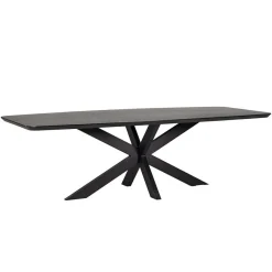 Richmond Interiors Eettafel Bonvoy Zwart 235 Zwart