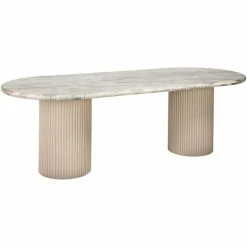 Richmond Interiors Eettafel Coronel Beige 240 cm