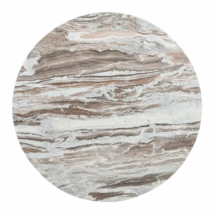 Richmond Interiors Eettafel Oberoy Blush beige 130Ø