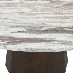 Richmond Interiors Eettafel Oberoy Blush beige 130Ø