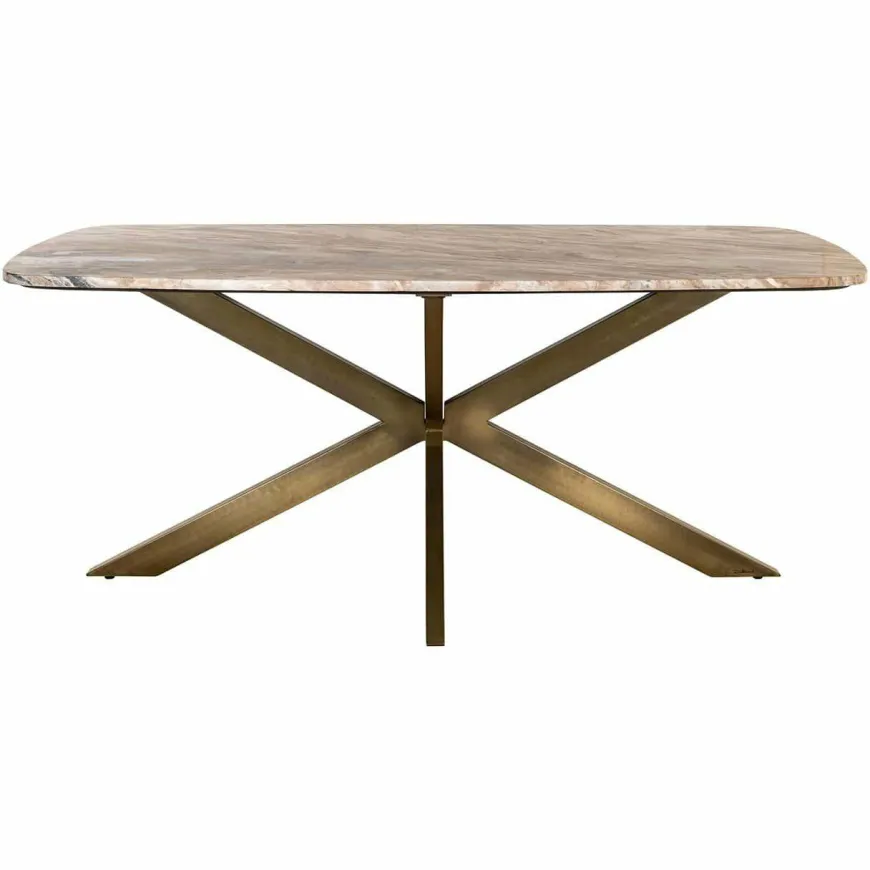 Richmond Interiors Eettafel Bottega 220 deens ovaal wit