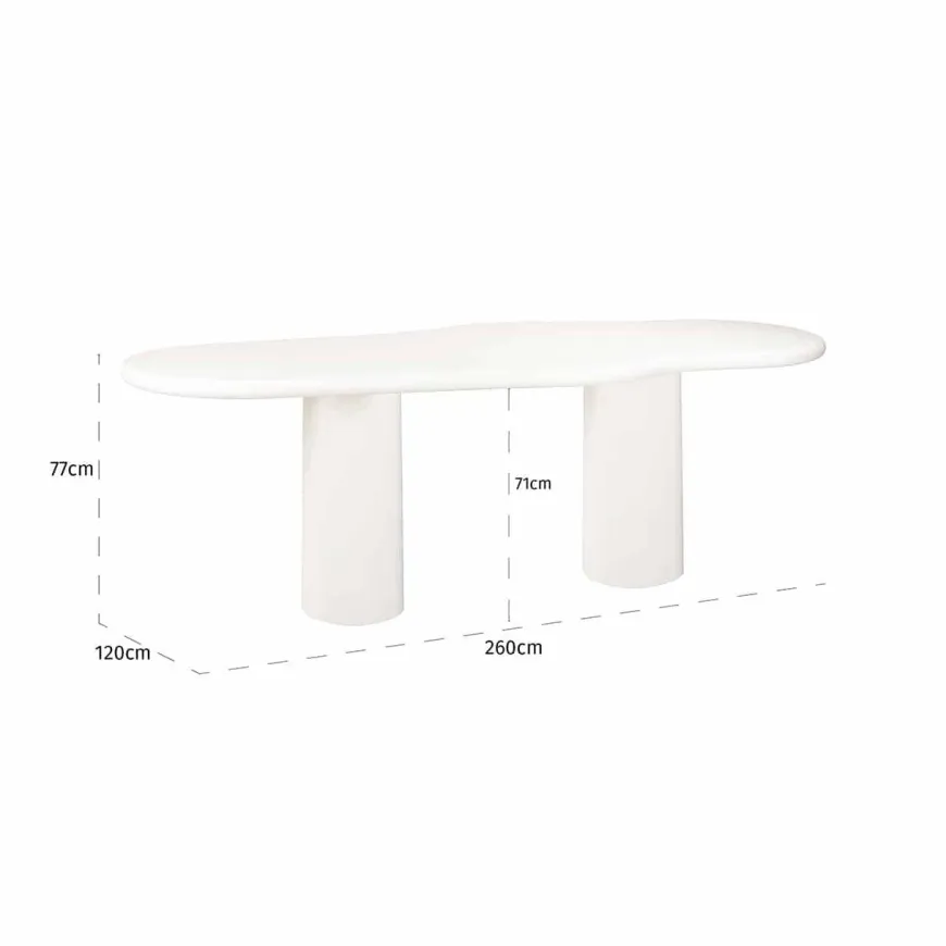 Richmond Interiors Eettafel Bloomstone 260 cm
