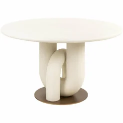 Richmond Interiors Eettafel Winslow white 135Ø