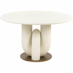 Richmond Interiors Eettafel Winslow white 135Ø