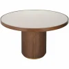 Richmond Interiors Eettafel Willox brown 130Ø including glass