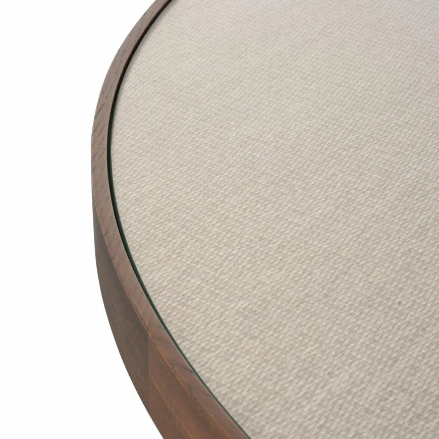 Richmond Interiors Eettafel Willox brown 130Ø including glass