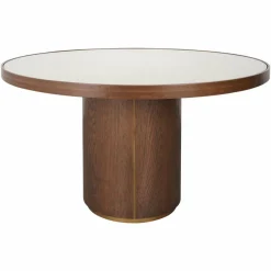 Richmond Interiors Eettafel Willox brown 130Ø including glass
