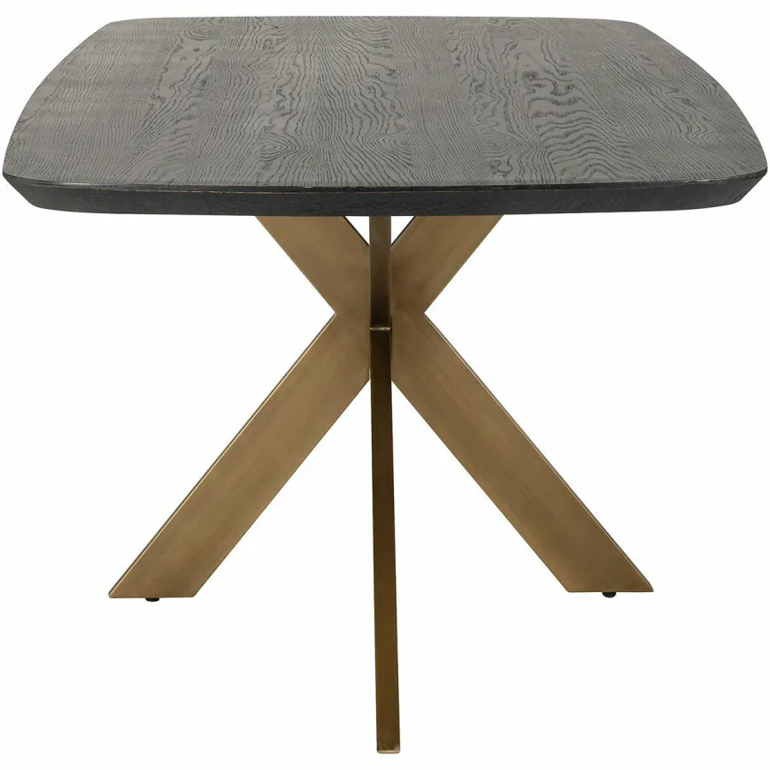 Richmond Interiors Eettafel Cambon 280 deens ovaal (Dark coffee)