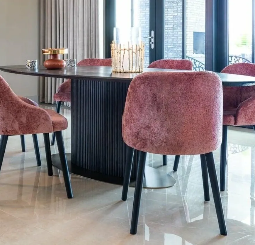 Richmond Interiors Eettafel Luxor ovaal 235 (Brown)