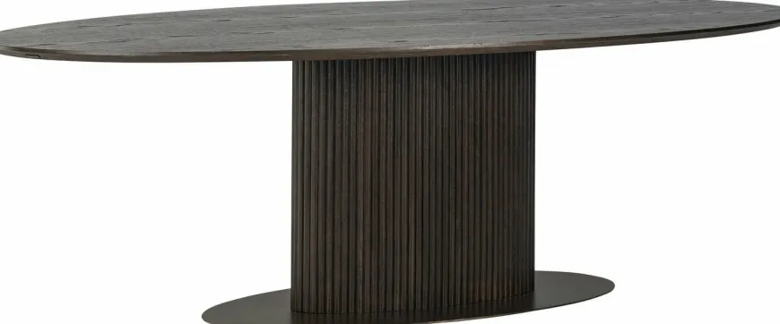 Richmond Interiors Eettafel Luxor ovaal 235 (Brown)