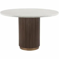 Richmond Interiors Eettafel Mayfield 120Ø Bruin
