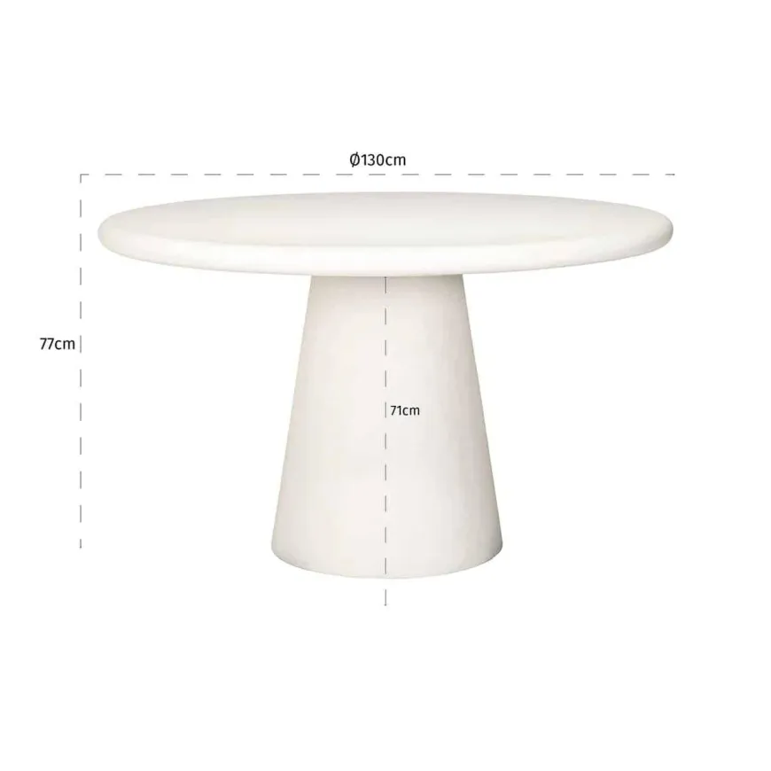 Richmond Interiors Eettafel Bloomstone Ø 130 cm