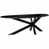 Richmond Interiors Eettafel Trocadero zwart marmer