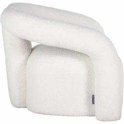 Richmond Interiors Fauteuil Dana white furry (Himalaya 900 white furry)