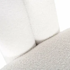 Richmond Interiors Fauteuil Dana white furry (Himalaya 900 white furry)