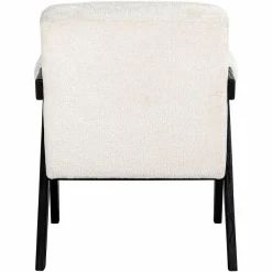 Richmond Interiors Fauteuil Cooper Wit Bergen 900 Wit chenille
