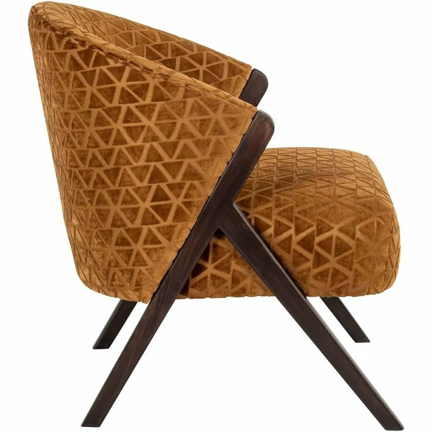 Richmond Interiors Fauteuil Mia Triangle 2013 old Goud