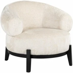 Richmond Interiors Fauteuil Montana Wit chenille