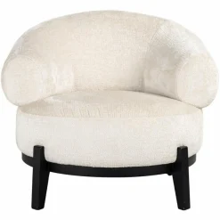 Richmond Interiors Fauteuil Montana Wit chenille