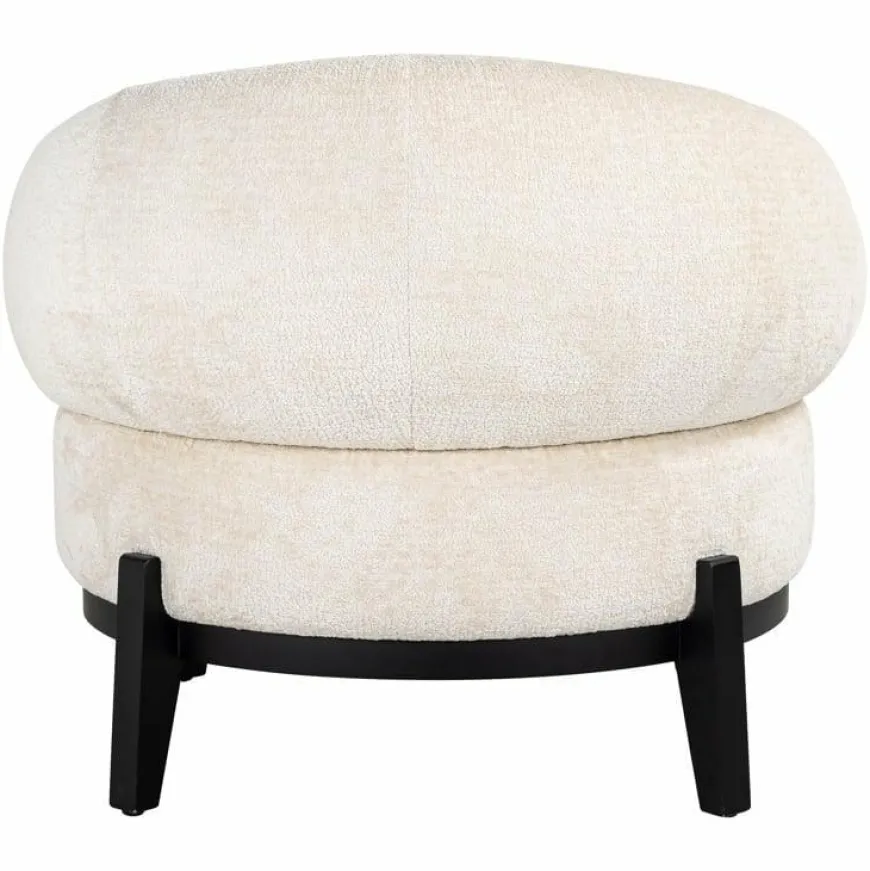 Richmond Interiors Fauteuil Montana Wit chenille