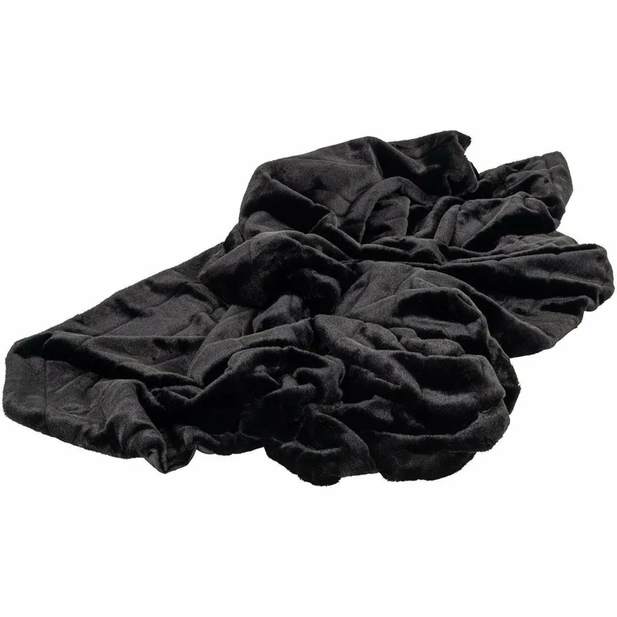 Richmond Interiors Furry blanket Katie zwart
