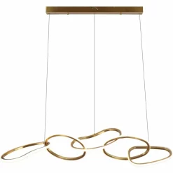 Richmond Interiors Hanglamp Flyn (Brushed Gold)