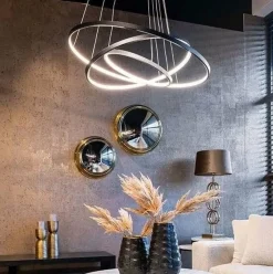 Richmond Interiors Hanglamp Amira black (Zwart)