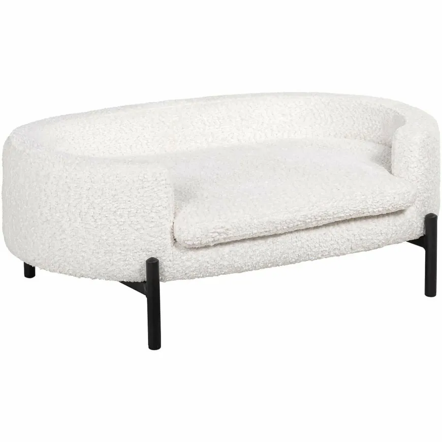 Richmond Interiors Huisdierenbed Dolly Wit sheep Sheep 02 Wit