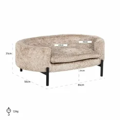 Richmond Interiors Huisdierenbed Dolly nature sheep (Sheep 01 nature)