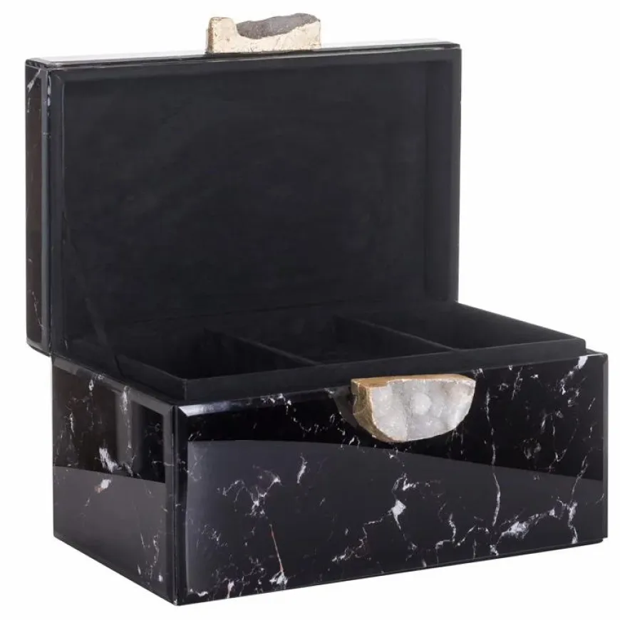 Richmond Interiors Juwelen box Maeve zwart marmer