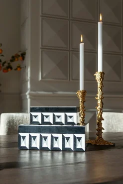 Richmond Interiors Juwelenbox Licia zwart / wit klein